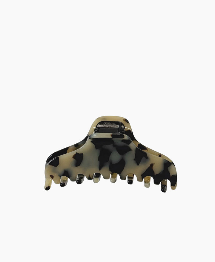 Haarklammer CLAIRE (M) aus Acetat - Helles Tortoise