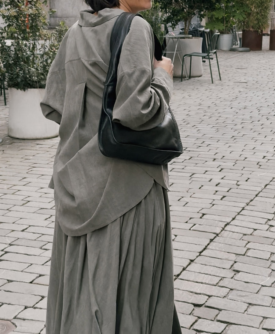 Ledertasche CLARA - Leder, schwarz