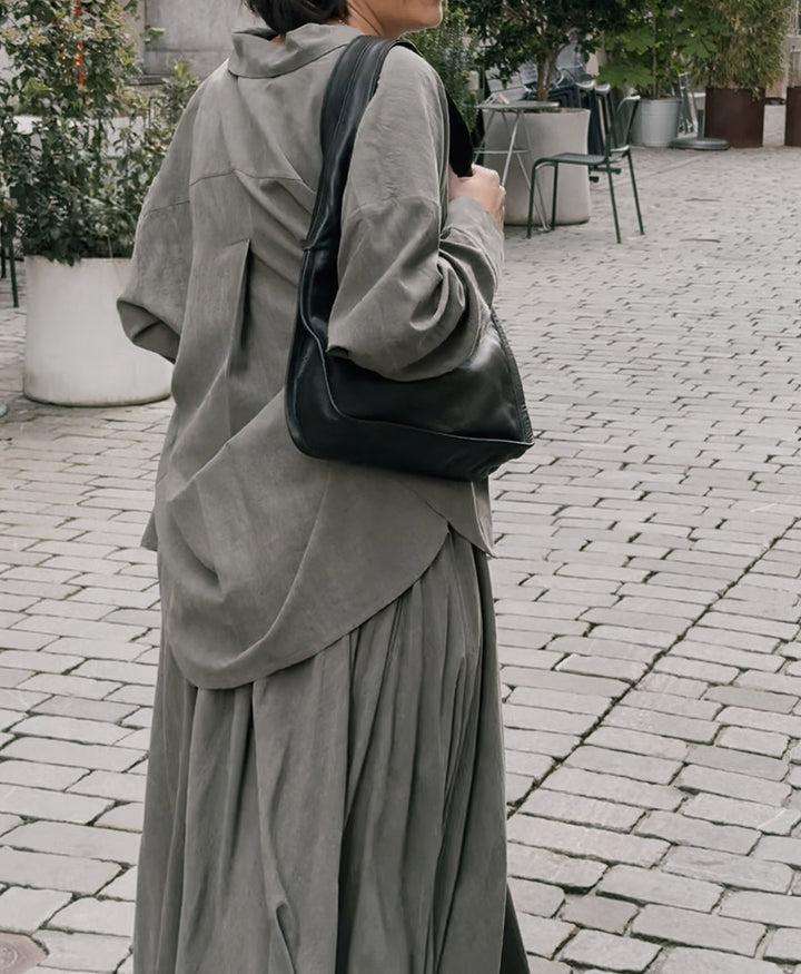 Ledertasche CLARA - Leder, schwarz