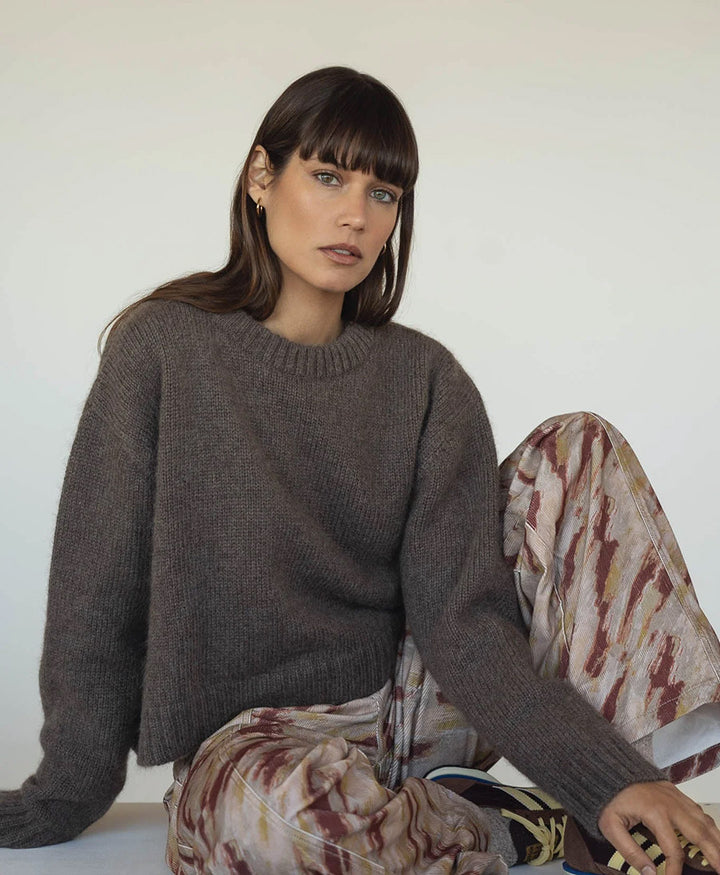 Strickpullover Claudia - Braun