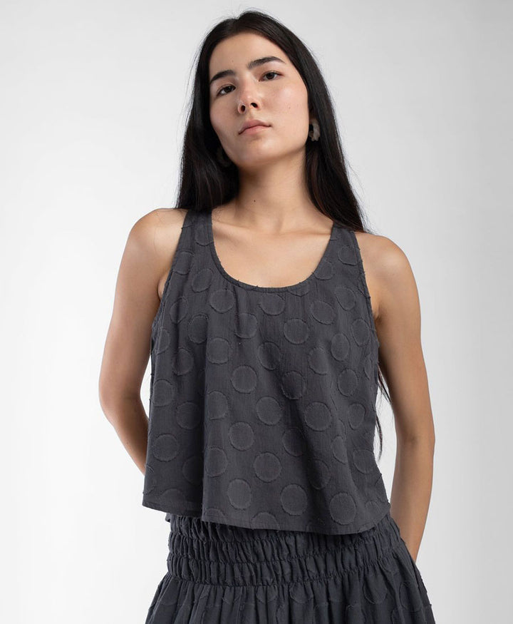 Top Arc Tank - Faded Black