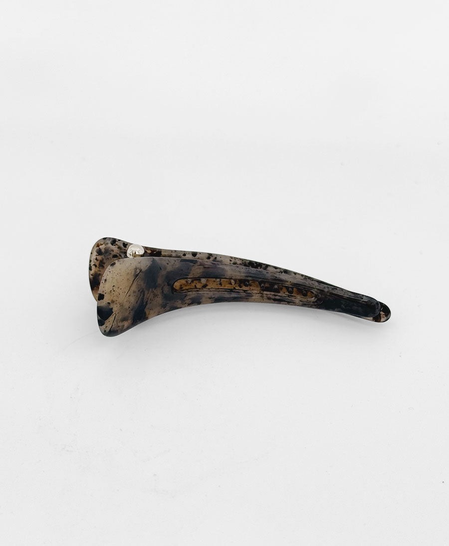 Haarclip AVA - Sandgrau Tortoise
