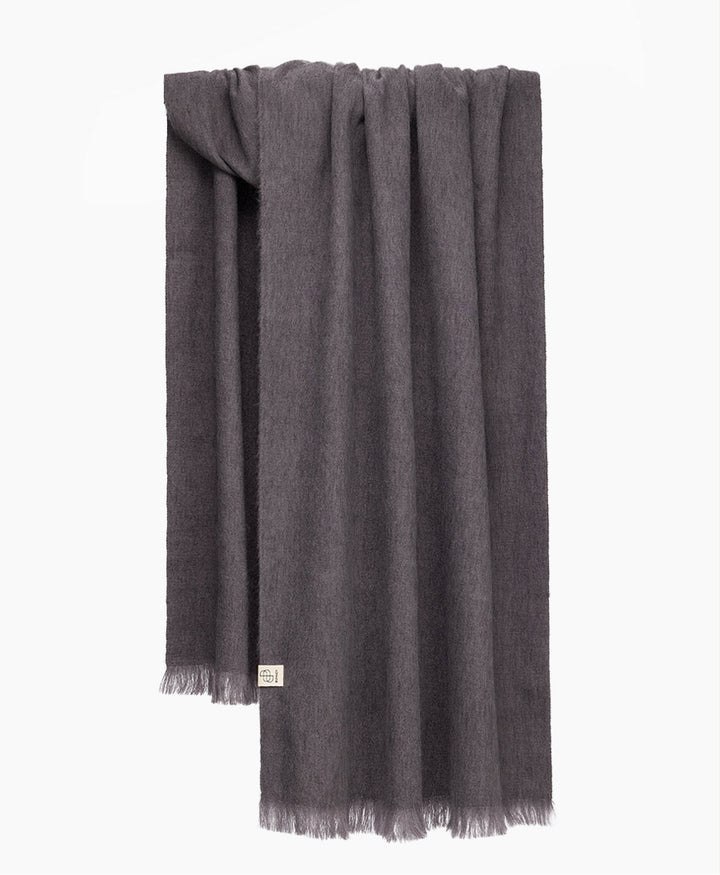 Halstuch Alpaka Schal - Solid Purple Cloud