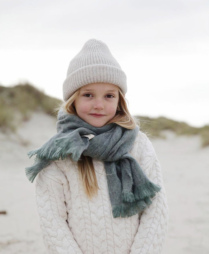 Halstuch Alpaka Schal Petit - Solid Dark Sage