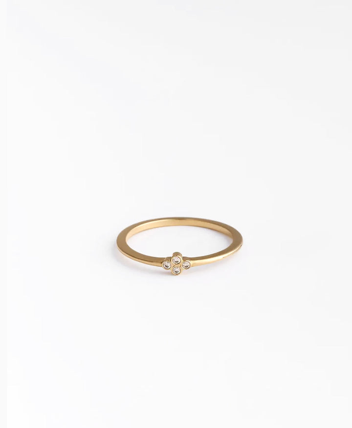 Fingerring vergoldet - Brise