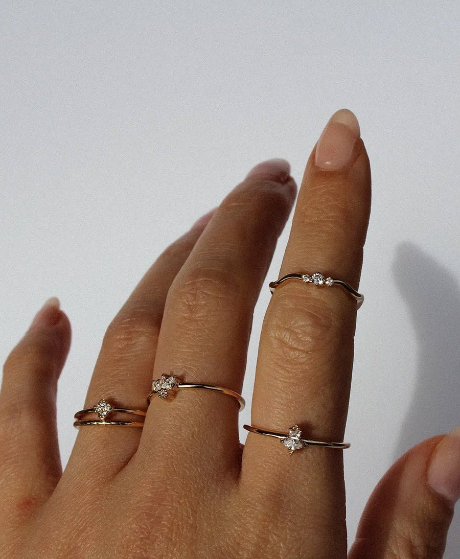 Fingerring vergoldet - Suzon