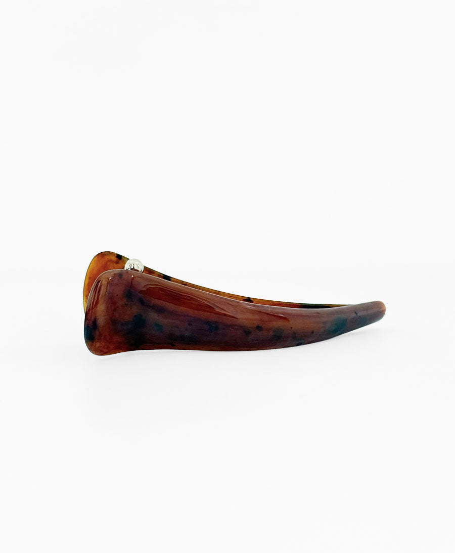 Haarclip AVA - Mahagoni Tortoise
