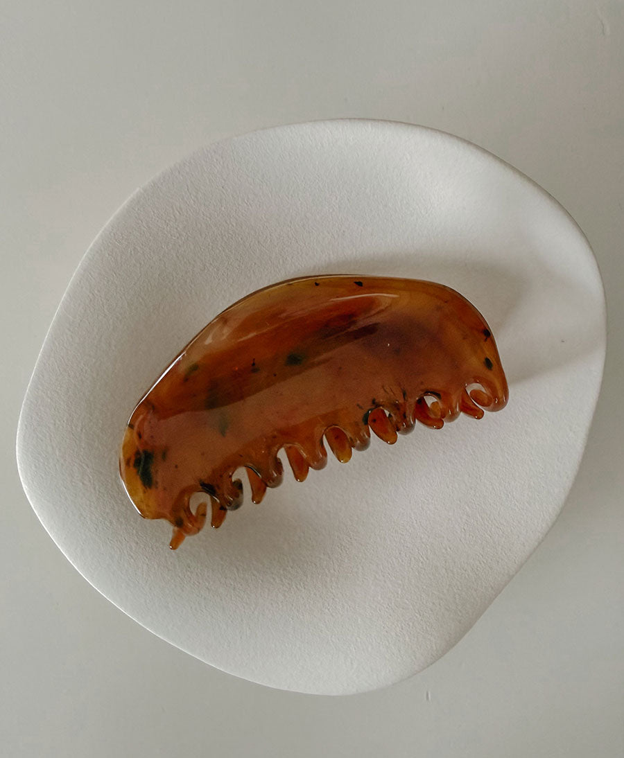 Haarklammer MALIN - Cognac Tortoise