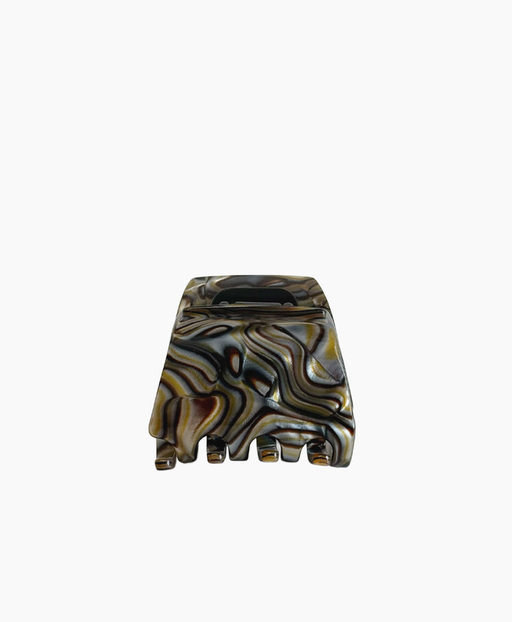 Haarklammer CLEO (S) aus Acetat - Onyx