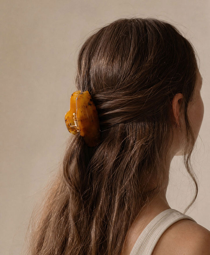 Haarklammer LIVA - Cognac Tortoise