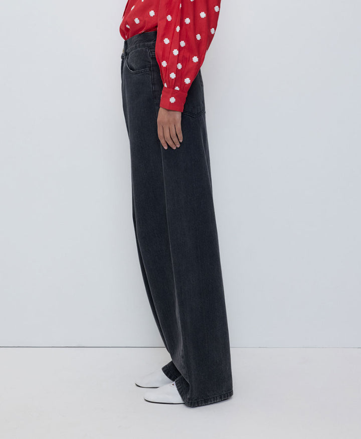 Jeans / Hose aus Denim - BERENICE - Schwarz