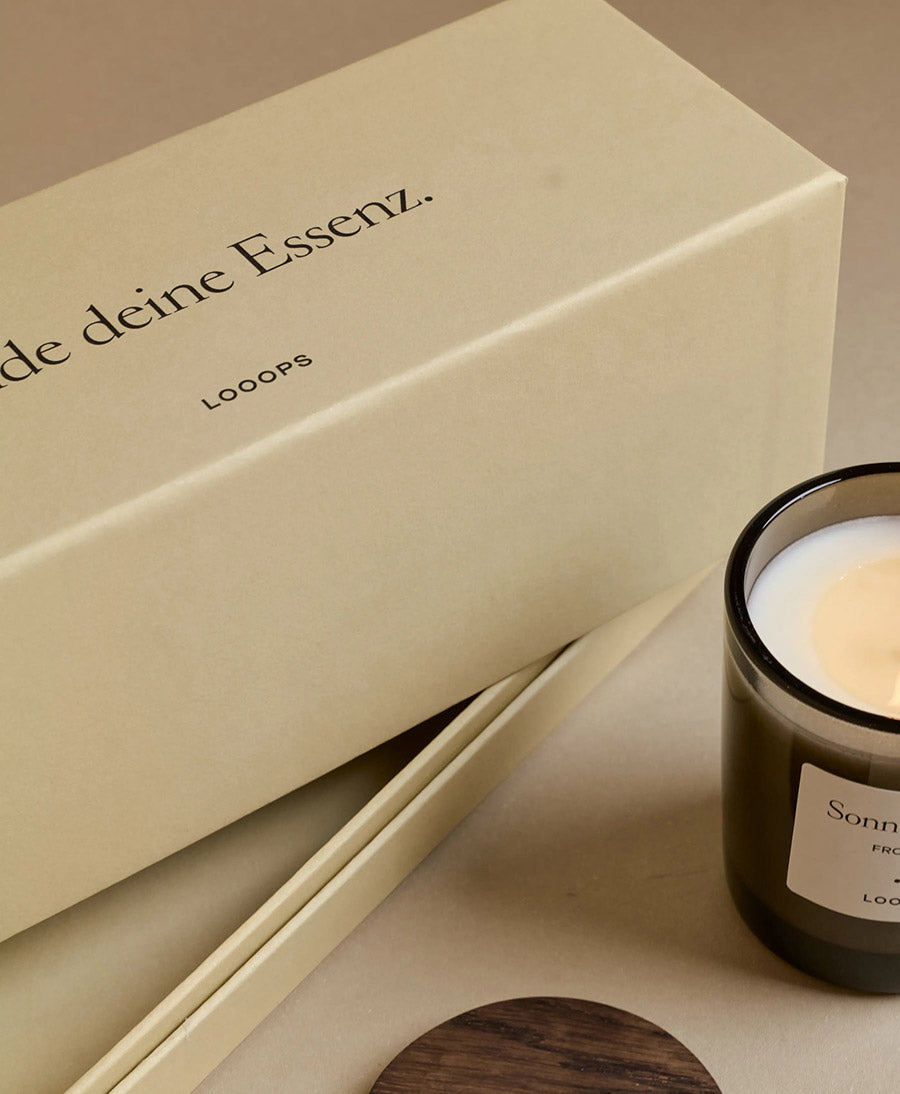 Geschenkbox "Klassiker" mit 3 verschiedenen Duftkerzen