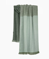 Halstuch Alpaka Schal Ombre Bufandy in Ombre Military Mint