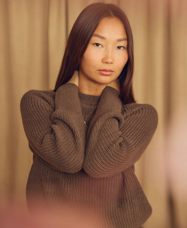 Strickpullover aus Bio-Baumwolle - Cocoa