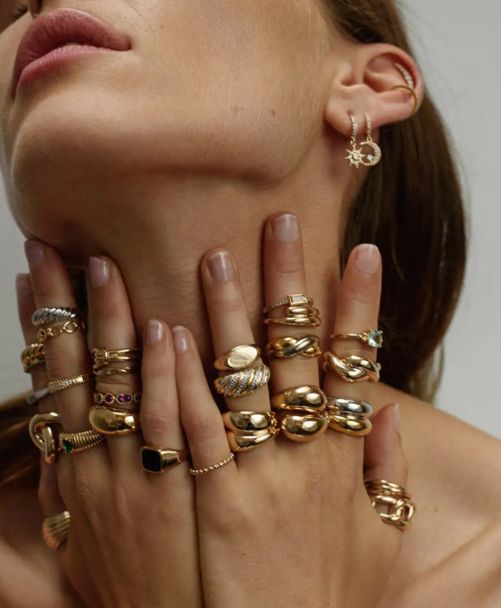 Fingerring vergoldet - Telegraph