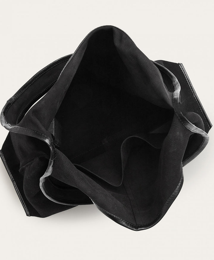 Tasche aus Leder "Sak" - Velvet - Schwarz