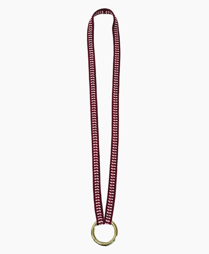 Schlüsselband vergoldeter Karabiner - Cherry Blossom