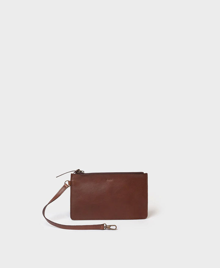 Tasche Cord Tote aus Leder - Dunkelbraun