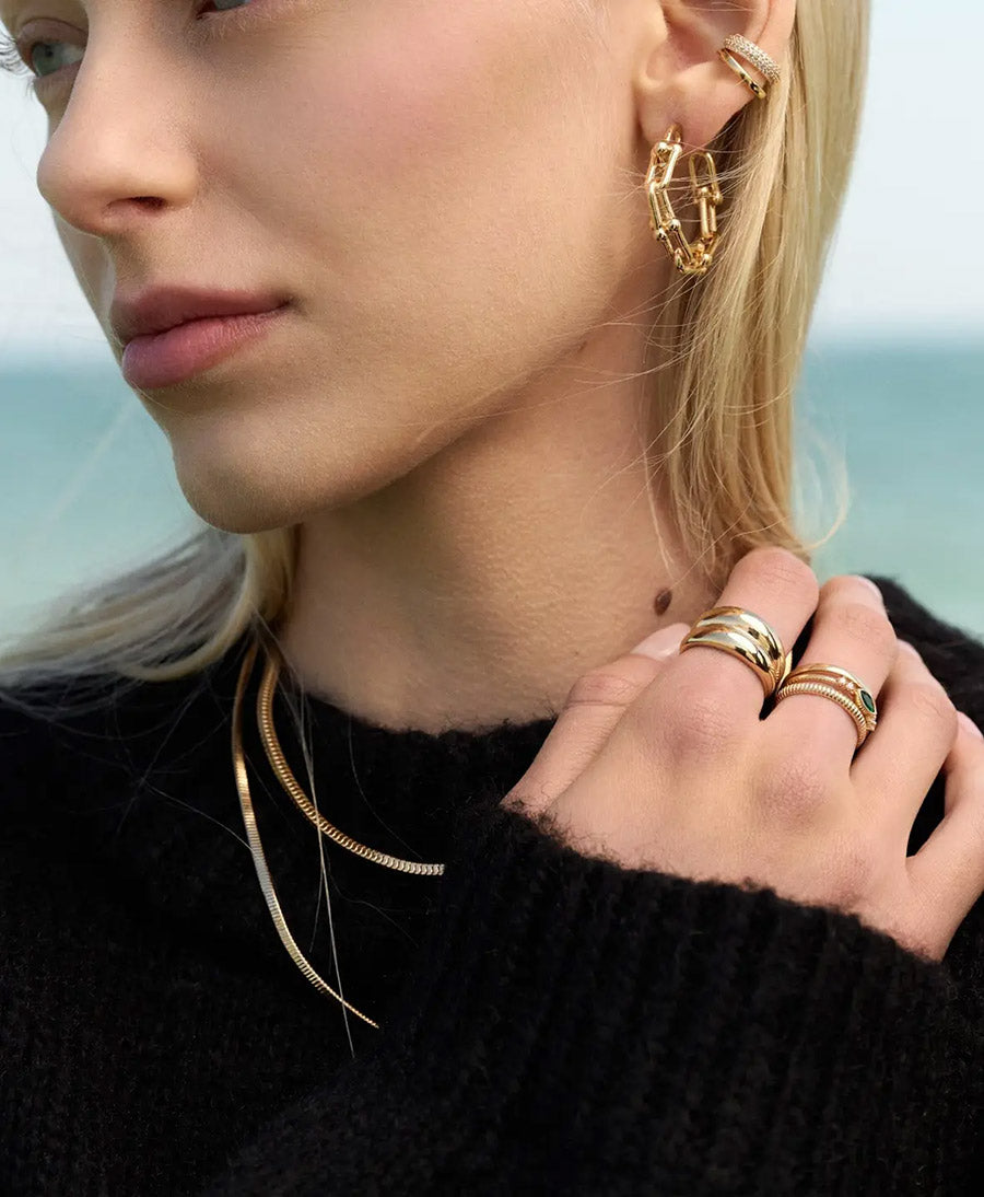 Fingerring vergoldet - Isaline