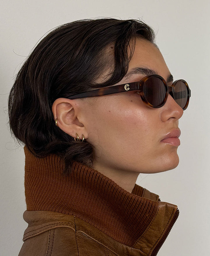 Sonnenbrille "Selma" - Tortoise Braun