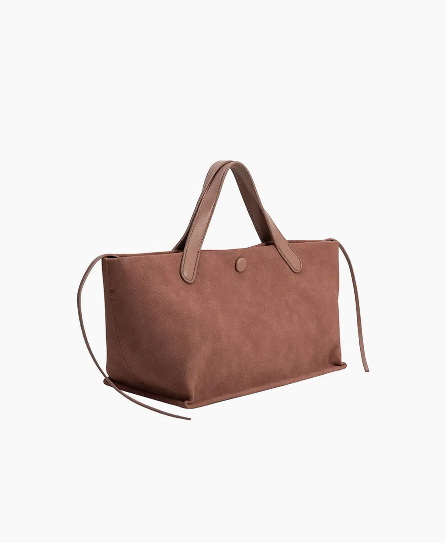 Handtasche JIL aus veganem Leder - Mauve Suede