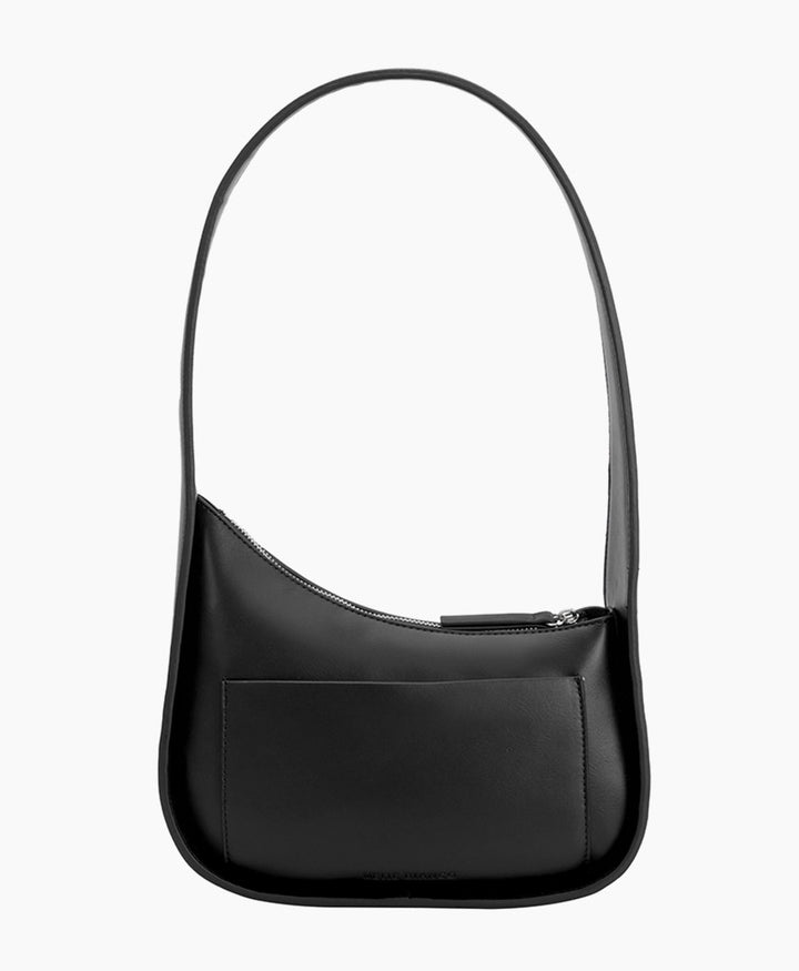 Schultertasche WILLOW aus veganem Leder - Schwarz