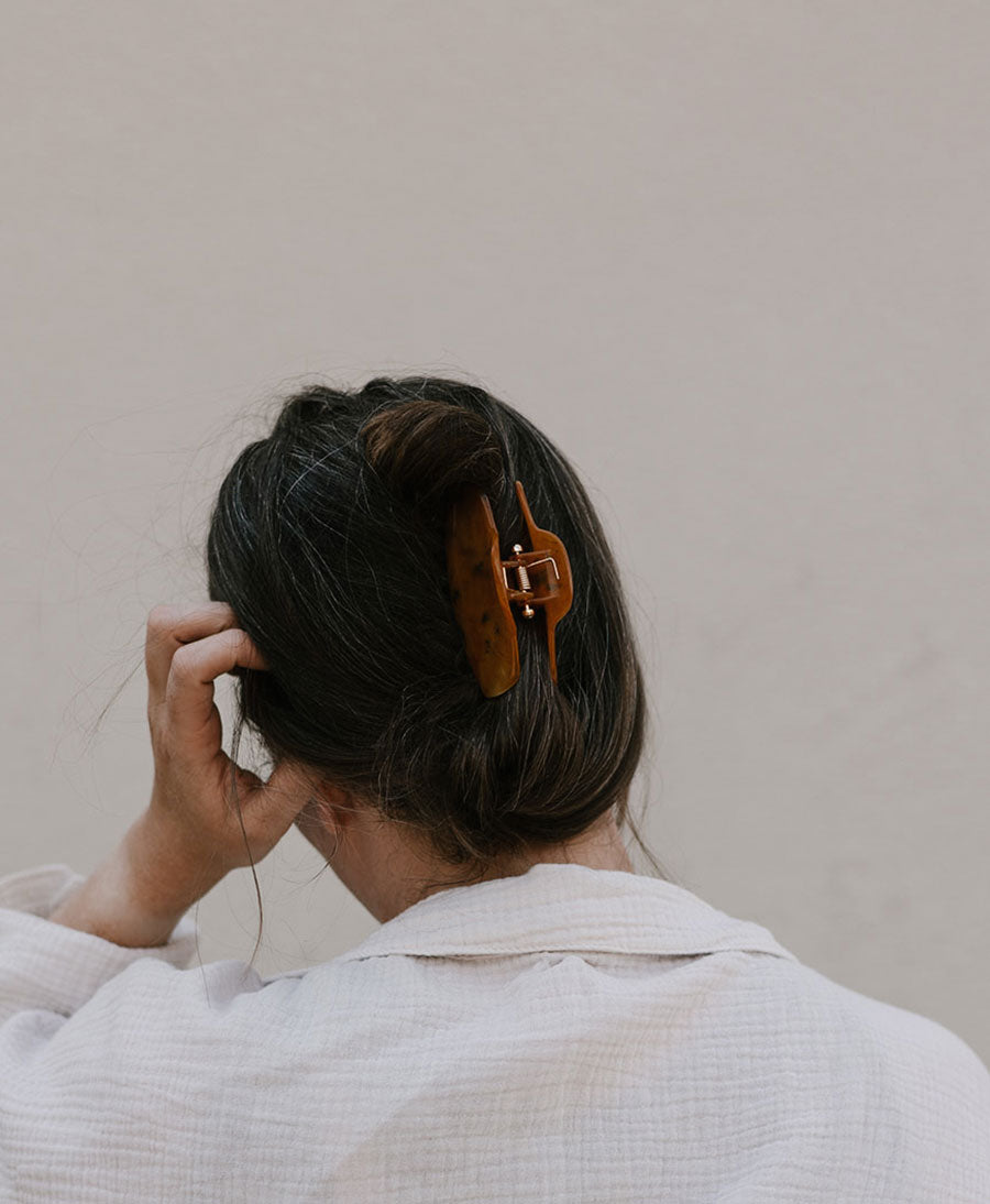 Haarklammer LIVA - Cognac Tortoise