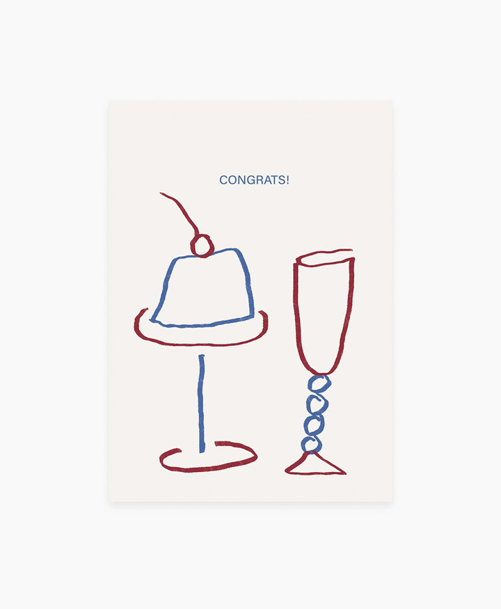 Postkarte "Congrats"