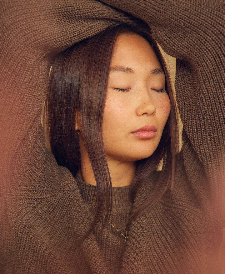Strickpullover aus Bio-Baumwolle - Cocoa