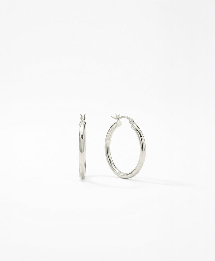 Ohrringe / Creolen - 30mm - Silber