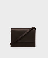 Ledertasche Cross Body Bag Park in Dunkelbraun