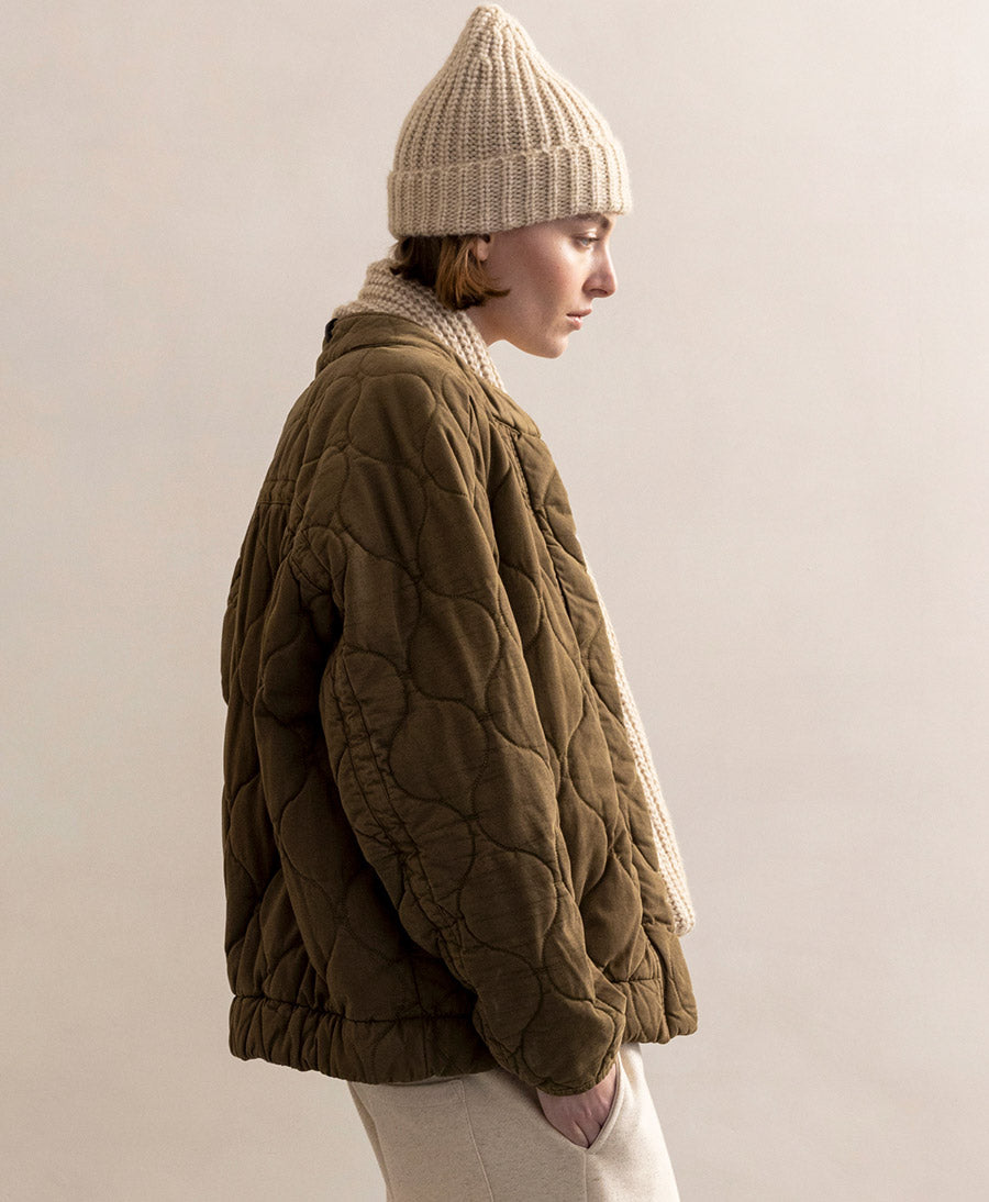 Steppjacke Quilted Jacket - Dark Moss