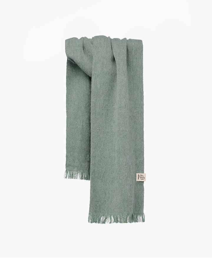 Halstuch Alpaka Schal Petit - Solid Dark Sage