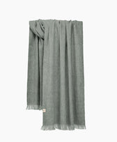 Halstuch Alpaka Schal Solid Bufandy in Solid Dark Sage