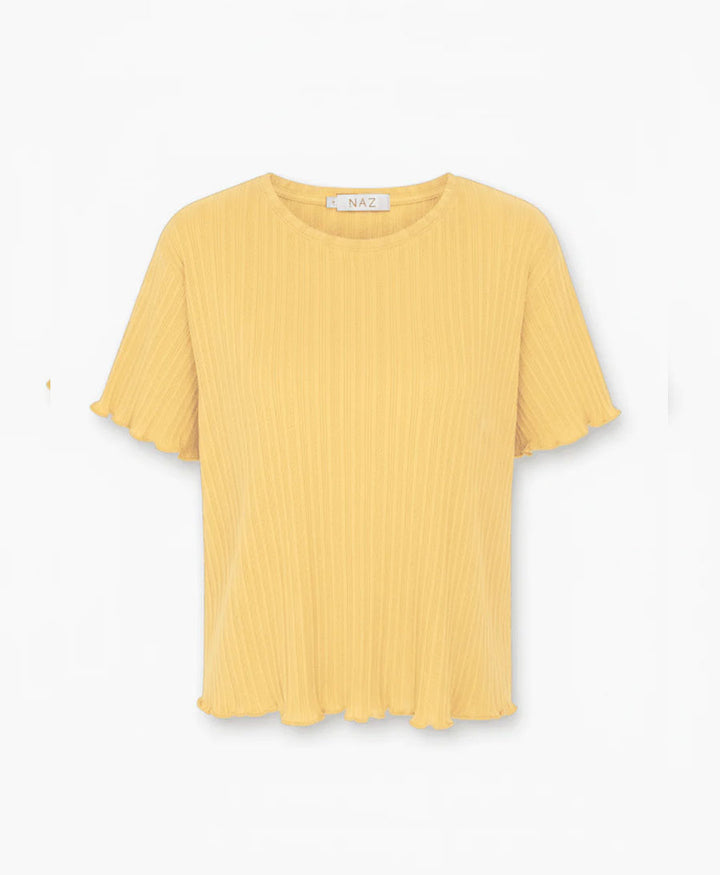 T-Shirt Dawn aus Bio-Baumwolle - Gelb