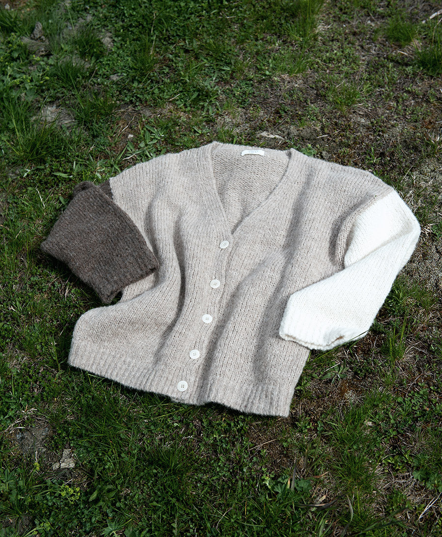 Strickjacke Cardigan DELTA - Desert