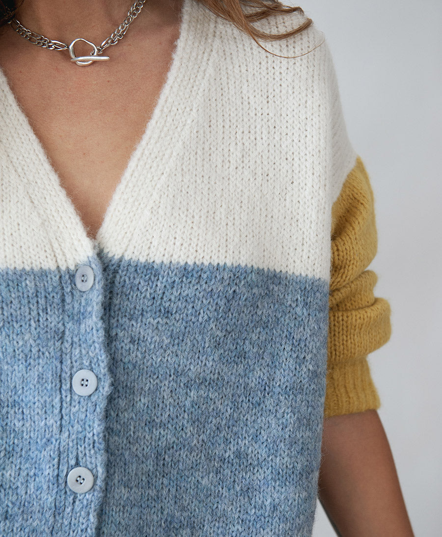 Strickjacke Cardigan DELTA - Sky & Sun