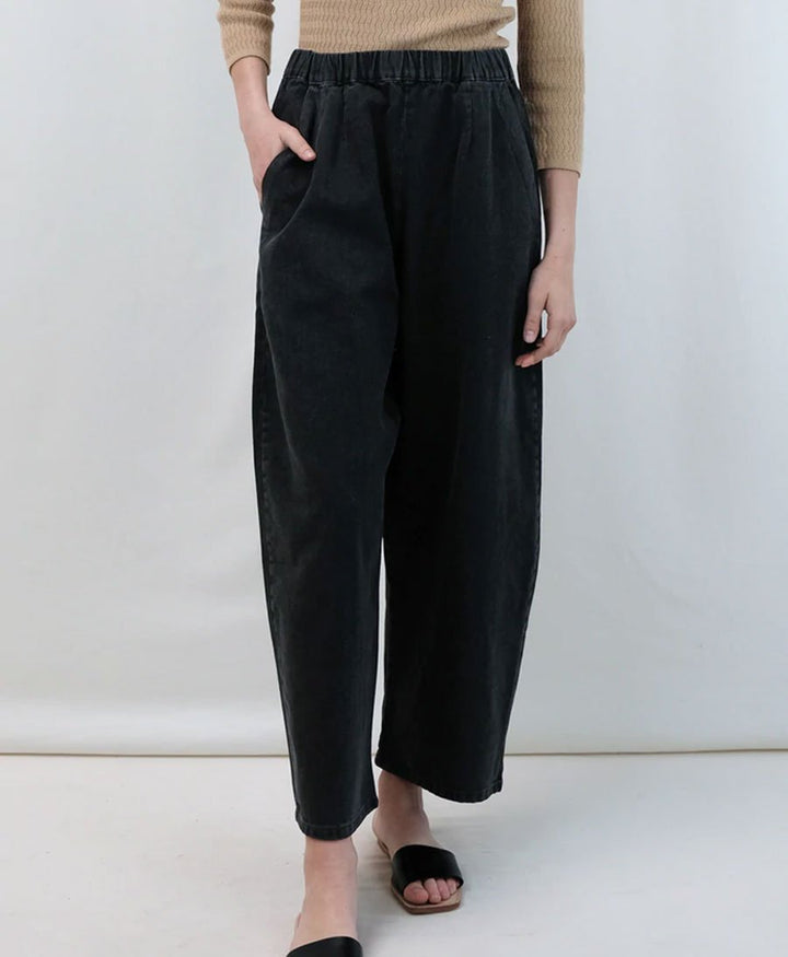 Denimhose "Faded Black Barrel Pant" - Secondhand - Micaela Greg - clomes