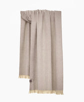 Halstuch Alpaka Schal Solid Bufandy in Solid Desert Taupe