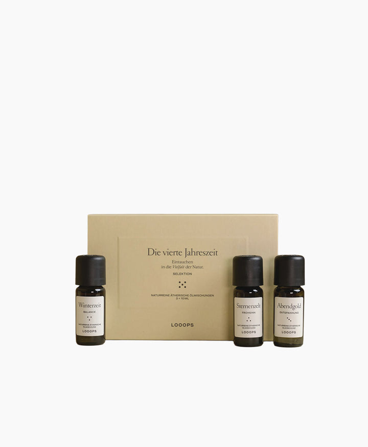 Geschenkbox "Vierte Jahreszeit" mit 3 ätherische Ölmischungen