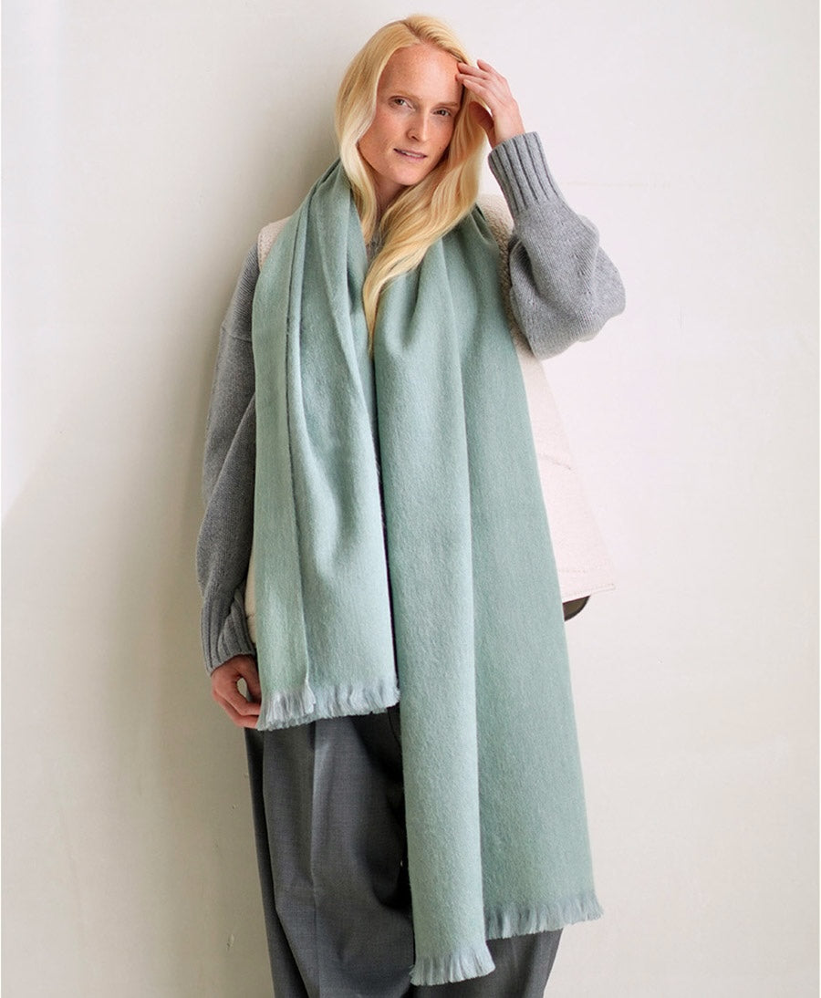 Halstuch Alpaka Schal - Doble Cushing Green