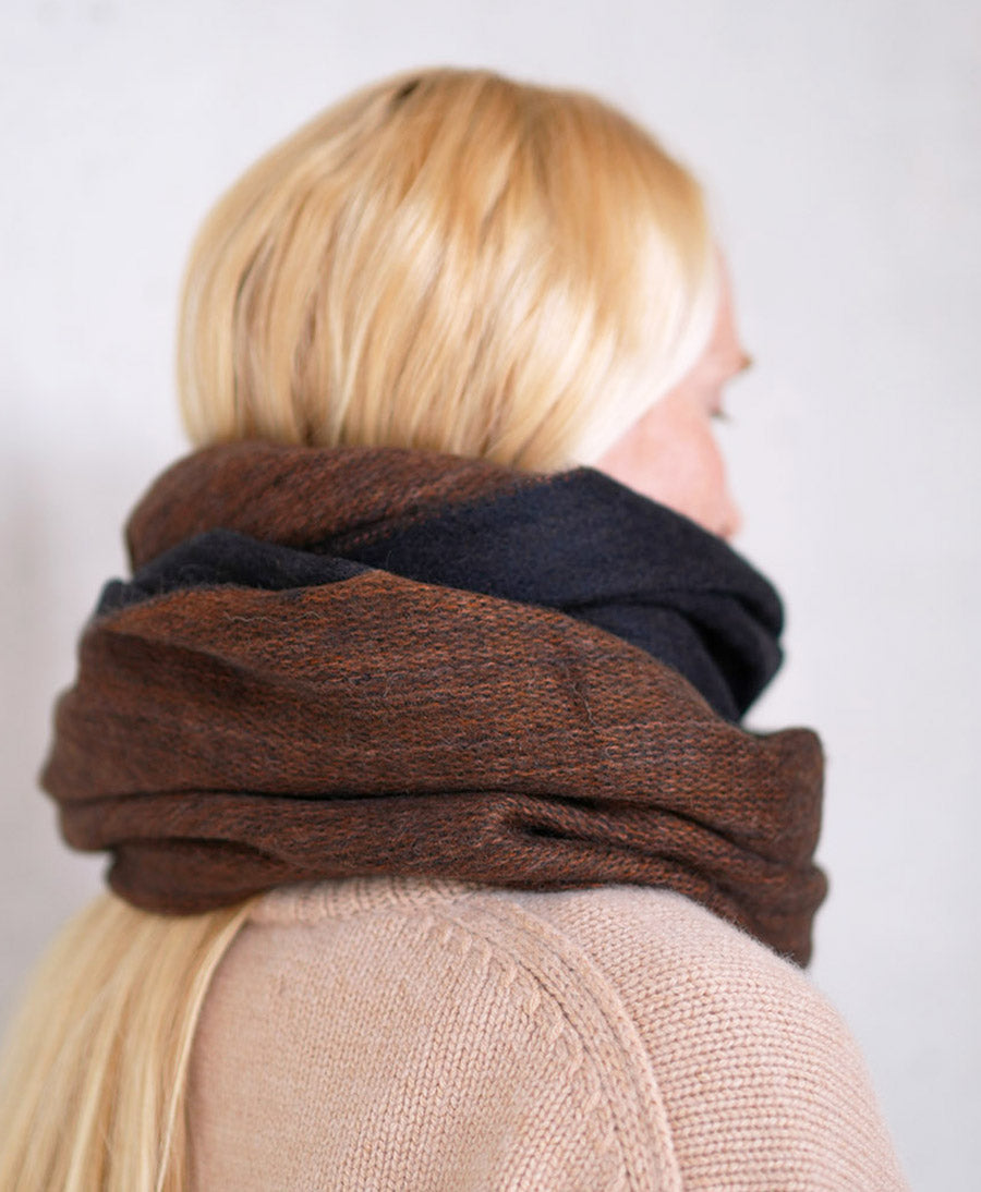 Halstuch Alpaka Schal - Doble Walnut Woods