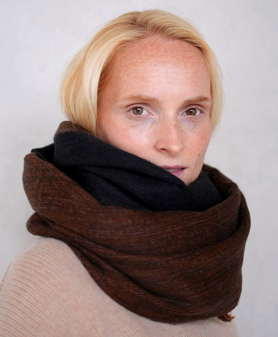 Halstuch Alpaka Schal - Doble Walnut Woods