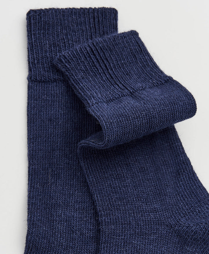 Alpaka Socken - Dunkelblau