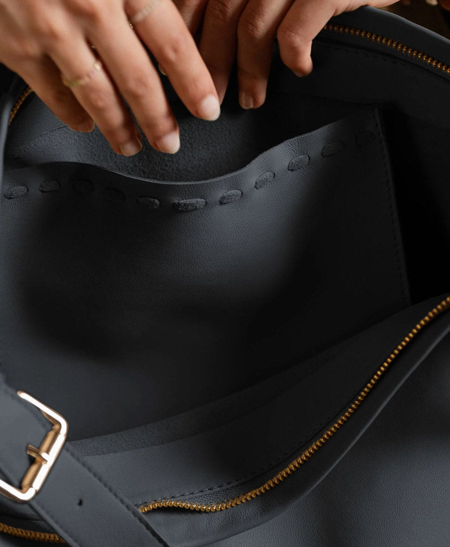 Ledertasche NAIMA - Dunkelblau