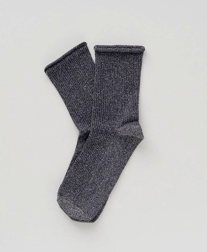 Glitzer Socken Lyocell - Dunkelgrau