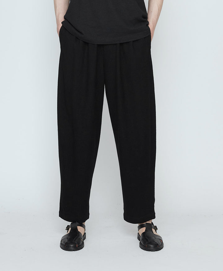 Stoffhose Signature Elastic Pull-Up Trouser - Schwarz