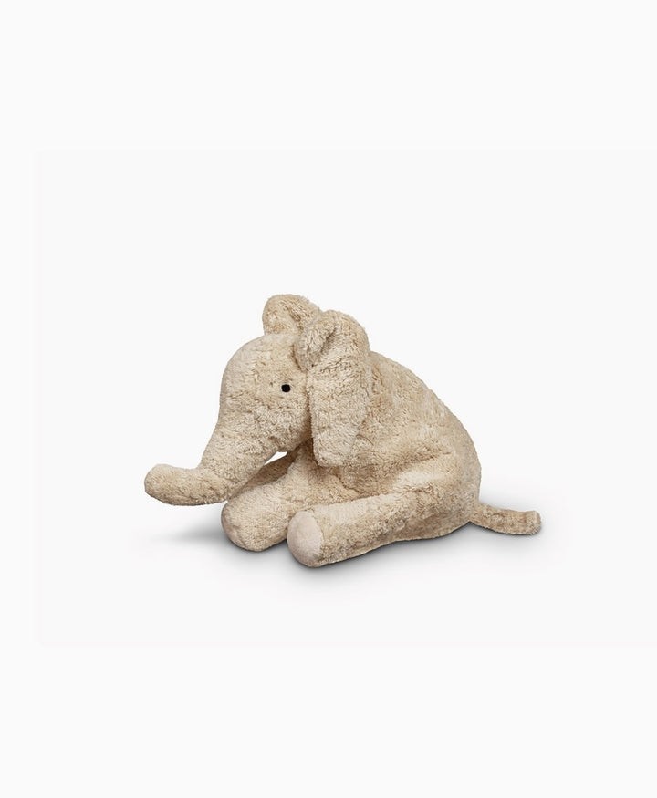 Elefant (klein) Kuscheltier & Wärmekissen - Beige
