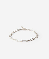 Chain Bracelet ESSENTIALS V Design Lab in Weissgold vergoldet
