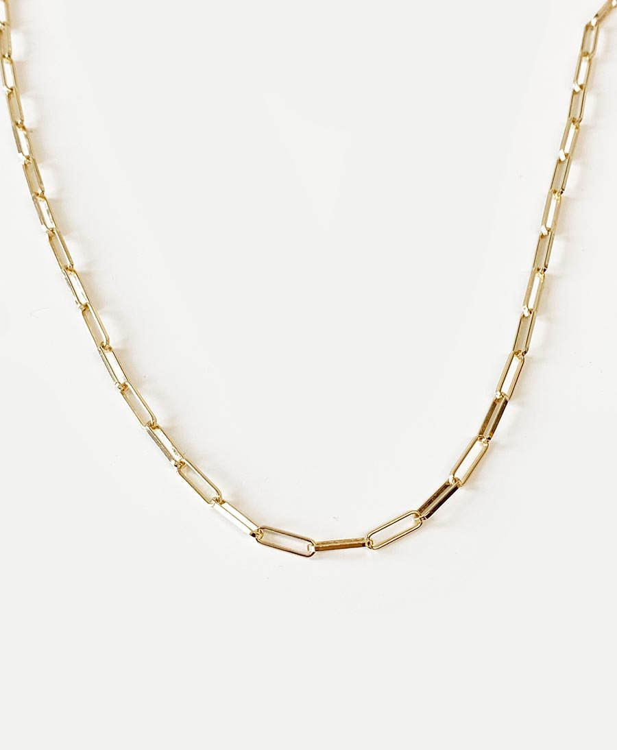 ESSENTIALS Chain Necklace - Halskette vergoldet - V Design Lab - clomes